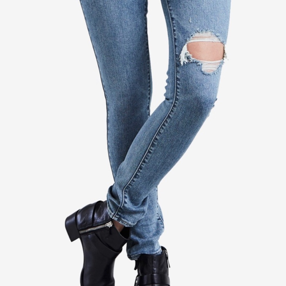 👖711 Skinny Mid Rise Blue Jeans👖
